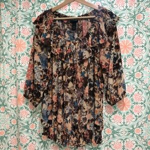 Lane Brant Floral Blouse